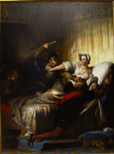 Scène van de Bartholomeusnacht door Alexandre Evariste Fragonard